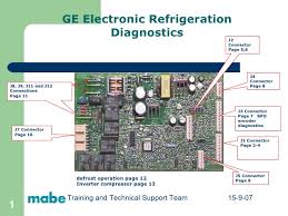 electronic refrigeration diagnosis