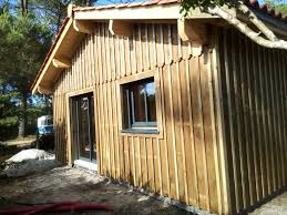 Chalet Bois 35m2 Mimizan Plage En 2020 Construction Chalet Chalet Bois Chalet Bois Jardin