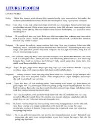 Berikut ini tersedia beberapa artikel yang menjelaskan secara lengkap tentang ayat ayat liturgi natal bahasa batak. Liturgi Profesi