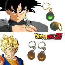 Without dragon ball and dragon ball z, we wouldn't have shows like naruto, bleach, yu yu hakusho, and a million more. Gift Dragon Ball Z Vegetto Potara Black Son Goku Cosplay Costumes Ring Zamasu Ear Stud Earrings Weapons Prop Anime Costumes Aliexpress