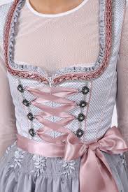 Dirndl Agatha light gray 50cm