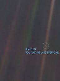 Voyager 1 Was Launched Into Space 35 Years Ago This Is A Picture It Sent Of The Earth From Space A Pale Blue Dot Earth From Space Astronomy Space Facts