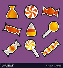 Halloween Candy Royalty Free Vector Image Vectorstock