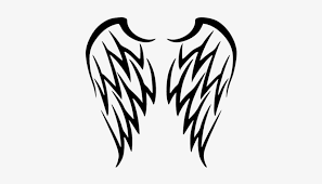 By webmaster • tattoo tribal •. Wing Tattoo Simple Tribal Angel Wings Tattoo Free Transparent Png Download Pngkey