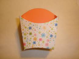 This measurement will be one dimension of the total piece of cardstock you'll use to make the bottom portion of the box. French Fry Box How To Make A Paper Box Papercraft And Paper Folding On Cut Out Keep