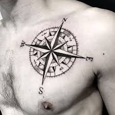 125 Best Compass Tattoos For Men Cool Designs Ideas 2020 Guide Simple Black Compass Tattoo Geometric Compass Tattoo Compass Tattoo Men Compass Tattoo