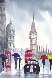 Rainy Day London London Art Art Art Portfolio