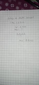 And again, you have to multiply number of kilogram, this time 7.3, by 2.2. Solved If You Buy 3 Kg Of Pasta For A Dinner Party How Many Pounds Lb Of Pasta Are You Actually Preparing For Dinner Course Hero
