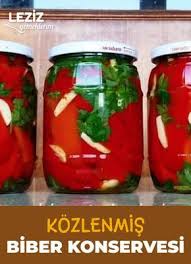 Kozlenmis Biber Konservesi Leziz Yemeklerim Yemek Tarifi Leziz Yemek Biber Ezme Tarifleri