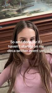 Written Event Deca Template