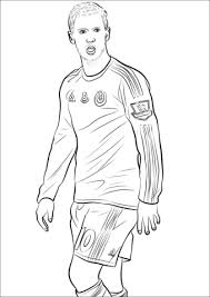 They develop imagination, teach a kid to be accurate and attentive. Eden Hazard Football Player Coloring Page Free Printable Coloring Pages For Kids