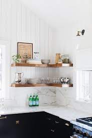 Maybe you would like to learn more about one of these? Kitchen Floating Chunky Bookshelves Farmhouse Kitchen With Vertical Shiplap Walls And Floating Chunky Bookshe Kitchen Renovation Shiplap Kitchen Kitchen Design