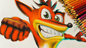 Neo córtex e seu comparsa n. Como Colorir Com Lapis De Pintar Desenhando O Crash Bandicoot Youtube
