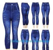 Ladies Cute Pull On Capris Jeggings Wholesale
