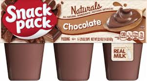 5 for $5.15 ($0.26/pack) add to list. Snack Pack Naturals Chocolate Pudding 6 Ct 3 75 Oz Mariano S