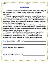 Memorial Day Reading Comprehension Worksheet Comprehension Worksheets Reading Comprehension Worksheets Reading Comprehension