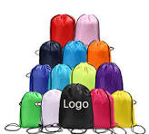 Custom Logo Nylon Drawstring Bags - Durable & Versatile