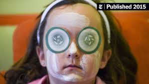 After a Spa Day, Looking Years Younger (O.K., They're Only 7)