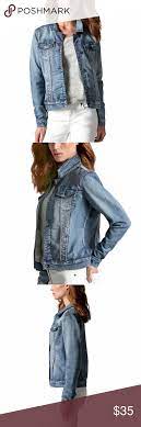 Buffalo Ladies Knit Denim Jacket Blue Medium Wash Knit Denim Denim Jacket Women Light Denim Jacket