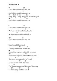 Flanagan and allen, noel gay, ralph butler — run, rabbit, run 02:46. Chords Lyrics Run Rabbit Teaching Resources