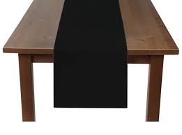 5% coupon applied at checkout. Black Table Runner In Bi Stretch Express Tablecloths