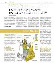 Infografia A La Vanguardia Diciembre 2010 Sagrada Familia Basilica De La Sagrada Familia Templo De La Sagrada Familia