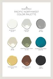 Pacific Northwest Color Palette Benjamin Moore Benjamin Moore Colors Paint Color Choices Paint Colors Benjamin Moore