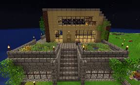 Build a large living room with full modern furniture and lots of interior plants and saplings, which can make your living space feel lively and exciting to spend time in. House Built In Survival Minecraft Suggestions Welcome Minecraft