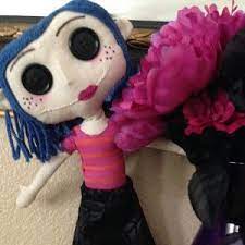Coraline Doll Pattern Make Your Own Little Me As Seen In Stuffed Magazine Coraline Doll Handmade Dolls Patterns Fabric Doll Pattern