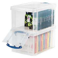 Nos caisses plastiques avec couvercle et pliantes vous permettront de gagner en surface de stockage. Bac De Rangement A Ouverture Frontale Really Useful Products Ltd Raja