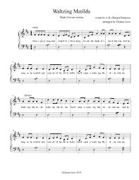 Waltzing matilda, waltzing matilda, you'll come a waltzing matilda with me, and he sang as he watched and waited till his billy boil you'll come a. Waltzing Matilda Eleanor Gow Scottish And Other Songs Easy Arrangements Free Sheet Music