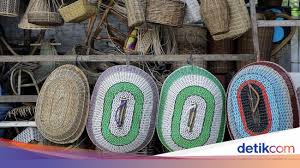 Motif hias keranjang rotan : Kerajinan Bahan Keras Dan Contoh Contohnya