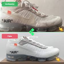 Nike Air Force 1 Off White Black Legit Check How To Spot Fake Off White Vapormax White Real Vs Fake Ow Vapormax In 2020 Off White Nike Swoosh Logo