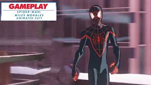 This was my favorite suit to work on. Spider Man Miles Morales Animated Suit Gameplay Montage