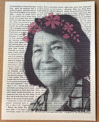 LAST CHANCE Dolores Huerta Flower Crown Quote Print