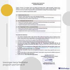 Contoh surat lamaran kerja yang baik dan benar untuk dijadikan referensi dalam usaha mencari kerja di sebuah perusahaan sesuai dengan keahlian kamu. Lowongan Kerja Tenaga Fasilitator Maret 2021