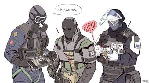 Maybe you would like to learn more about one of these? Tb Choi On Twitter Rainbow Meme Rainbow Six Siege Anime Rainbow Six Siege Art