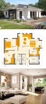 fertighaus bungalow klassisch mit walmdach architektur erker pool terrasse grundriss offen mit keller treppe inneneinri arhitektura plan doma nedvizhimost
