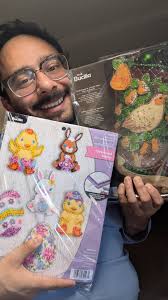 Embroidery Kits: Partridge in a Pear Tree and Oversized Easter