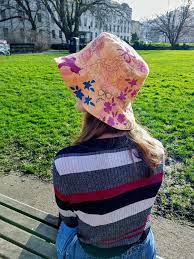 Screen Printed And Embroidered Bucket Hat Embroidered Bucket Hat Hat Display Hats