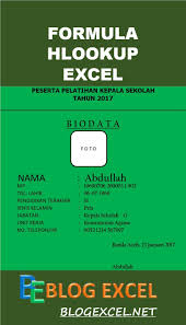 Fungsi Hlookup Excel Kepala Sekolah Latihan Persamaan
