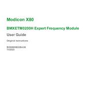 Modicon X80 - BMXETM0200H Expert Frequency Module, User ...