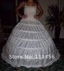 Click To Buy New Mega Full 6 Hoop Wedding Gown Dress Petticoat White Black Crinoline Bridal Slip Affiliate Petticoat Dress Gowns Girls Petticoat