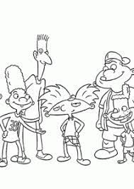 Is an animated tv series. Hey Arnold And Friend Coloring Pages For Kids Printable Free Hey Arnold Coloing 4kids Com
