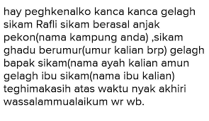 Perkenalan diri dengan bahasa inggris saat interview pada umumnya akan dimulai dengan pertanyaan tell me about yourself!. Contoh Perkenalan Menggunakan Bahasa Lampung Brainly Co Id