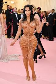 For the event, she wore a custom thierry mugler minidress covered in white crystals that resembled water droplets. Kim Kardashian Stuns At Met Gala 2019 With Thierry Mugler S First Design In Twenty Years London Evening Standard Evening Standard