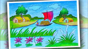 How To Draw Scenery Of Village Autumn Season Scenery Drawing Easy Drawing Youtube How to draw simple autumn season scenery easy village. how to draw scenery of village autumn season scenery drawing easy drawing