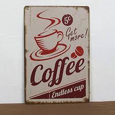 5% coupon applied at checkout save 5% with coupon. Easybuyerz Vintage Style Coffee Metal Wall Plaque Tin Sign Coffe Shop Lounge Kitchen Sign Buy Online In Angola At Angola Desertcart Com Productid 59735262