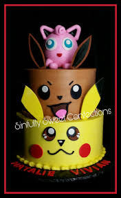 Buttercream Pokemon Birthday Cake Pokemon Birthday Cake Pokemon Birthday Birthday Cake Kids