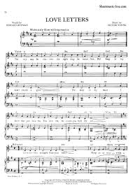 Love Letters Sheet Music Nat King Cole Download Love Letters Piano Sheet Music Free Pdf Download Sheet Music Piano Sheet Music Free Love Letters